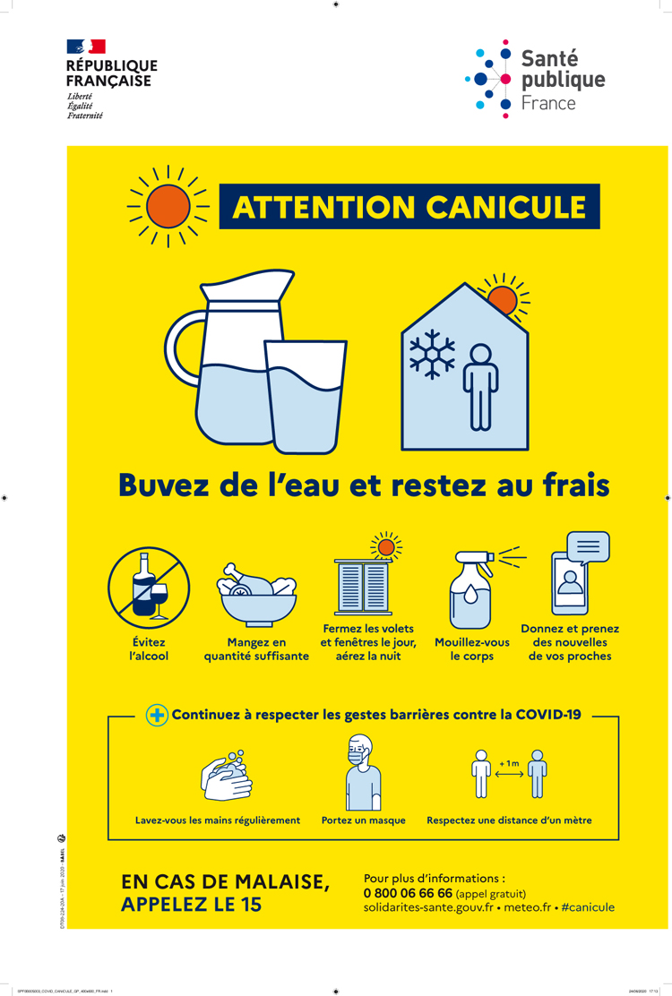 Prévention Canicule 2025 - Conseils et informations